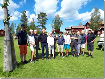 De tre segrande lagen 1a, 2a o 3a fr. v i årets midsommarscramble.